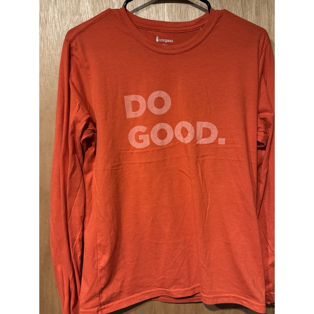 Cotapaxi Mens Small Long Sleeve Orange Tee Shirt (D)